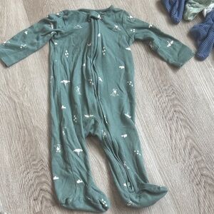 Carter's Forest Green Footed One Piece